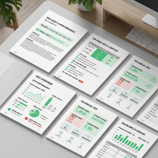 SEO Audit Report Mockup